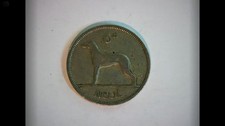 Ireland 1942 6 Pence Irish Free State harp coinage (greyhound / harp) Coin