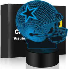 3D Illusion Night Light Desk Lamp, 7 Colors Auto Gradual Changing USB Powered LE