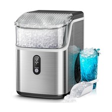 Kismile Nugget Ice Makers Countertop,Portable Ice Machine with Crushed Ice, 3...