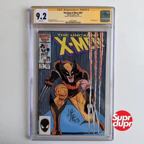 The Uncanny X-Men #207 CGC Graded 9.2 Classic Romita Jr. Cover
