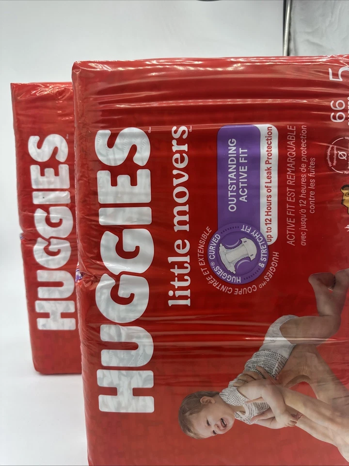 Huggies Little Movers Disposable Diapers, Size 5, *132 Count* - Image 4 of 4