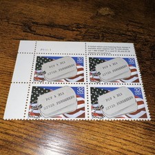Scott #2966 POW MIA (Veterans) Plate Block of 4 Stamps 32c - MNH