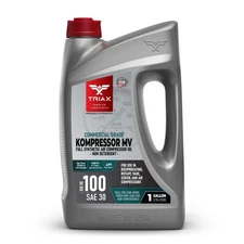 TRIAX Kompressor MV 100 (SAE 30) Full Synthetic Air Compressor Oil (1 Gallon)