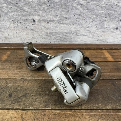 Vintage Shimano Deore RD-MT60 Rear Derailleur Long Cage Silver Japan 310g MTB