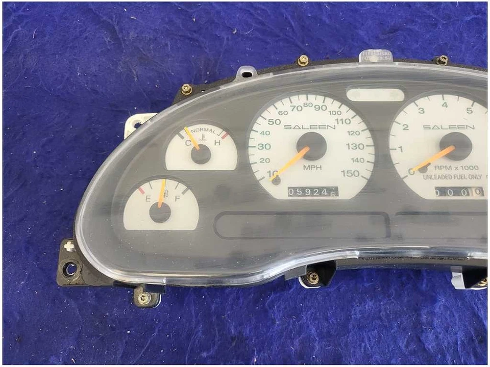 1996-1997 Ford Mustang GT 4.6L Saleen Gauge Cluster Speedometer 150mph 2746 - Image 2 of 4