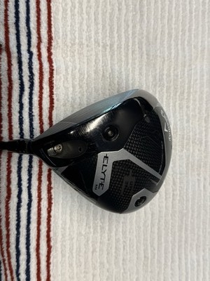 Used LH Callaway ELYTE Triple Diamond Driver Golf 9.0° Head. 