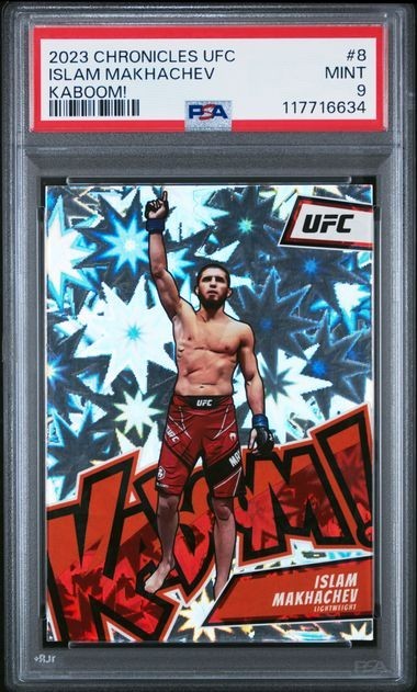 2023 Chronicles UFC Islam Makhachev Kaboom Case Hit SSP PSA 9