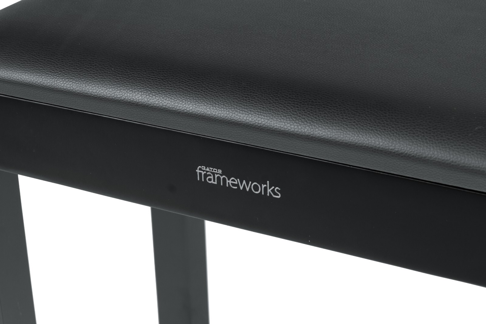 Gator Frameworks Deluxe Panca per Pianoforte in Legno - Scomparto Portaoggetti Pieghevole - Nero foto 6