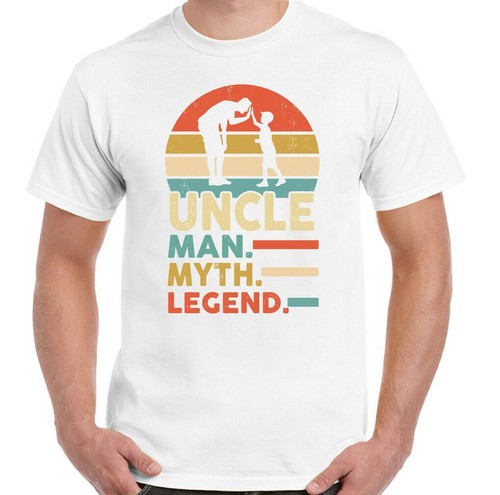 UNCLE the MAN MYTH LEGEND T-Shirt, Father's Day TEE Gift Present Niece Nephew - Picture 12 of 24