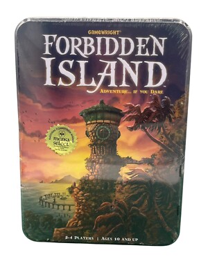 Forbidden Island Board Game - Game Wright W/Tin Box- 2-4 Players - Ages 10+