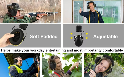 Shooting Earmuff Connect Protezione Udito con Tecnologia Bluetooth 28dB NRR - Foto 8 di 16