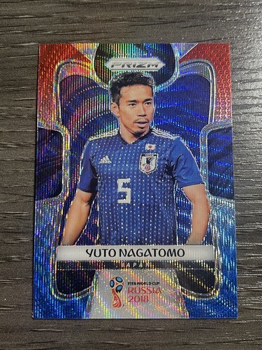 2018 Panini Prizm World Cup Soccer Red Blue Wave #118 Yuto Nagatomo