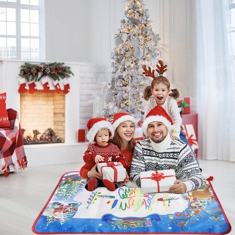 Water Drawing Pad Learning Toy for Kids Girls Boys Age 3 4 5+ Years Old