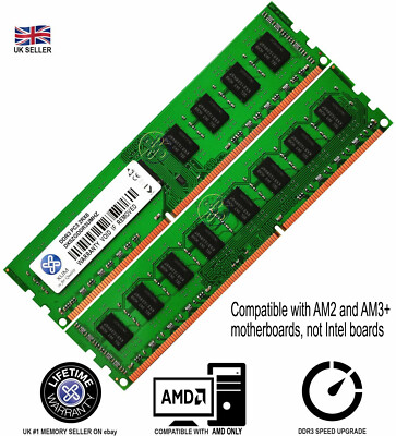 Xum 4gb 8gb Memory Ram 4 Amd Desktop Pc3 Ddr3 1333mhz 240 Pin Non Ecc Lot Ebay