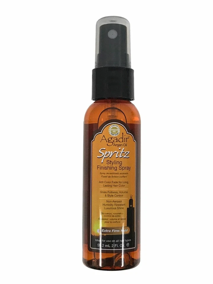 2x Agadir Argan Oil Spritz Finishing Hair Spray Extra Firm Hold 59.2m DAILY POST - Image 2 of 4