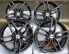 17 Zoll Schwarz DRS Alufelgen passend für Opel Adam Astra Calibra Corsa d Meriva 5x110