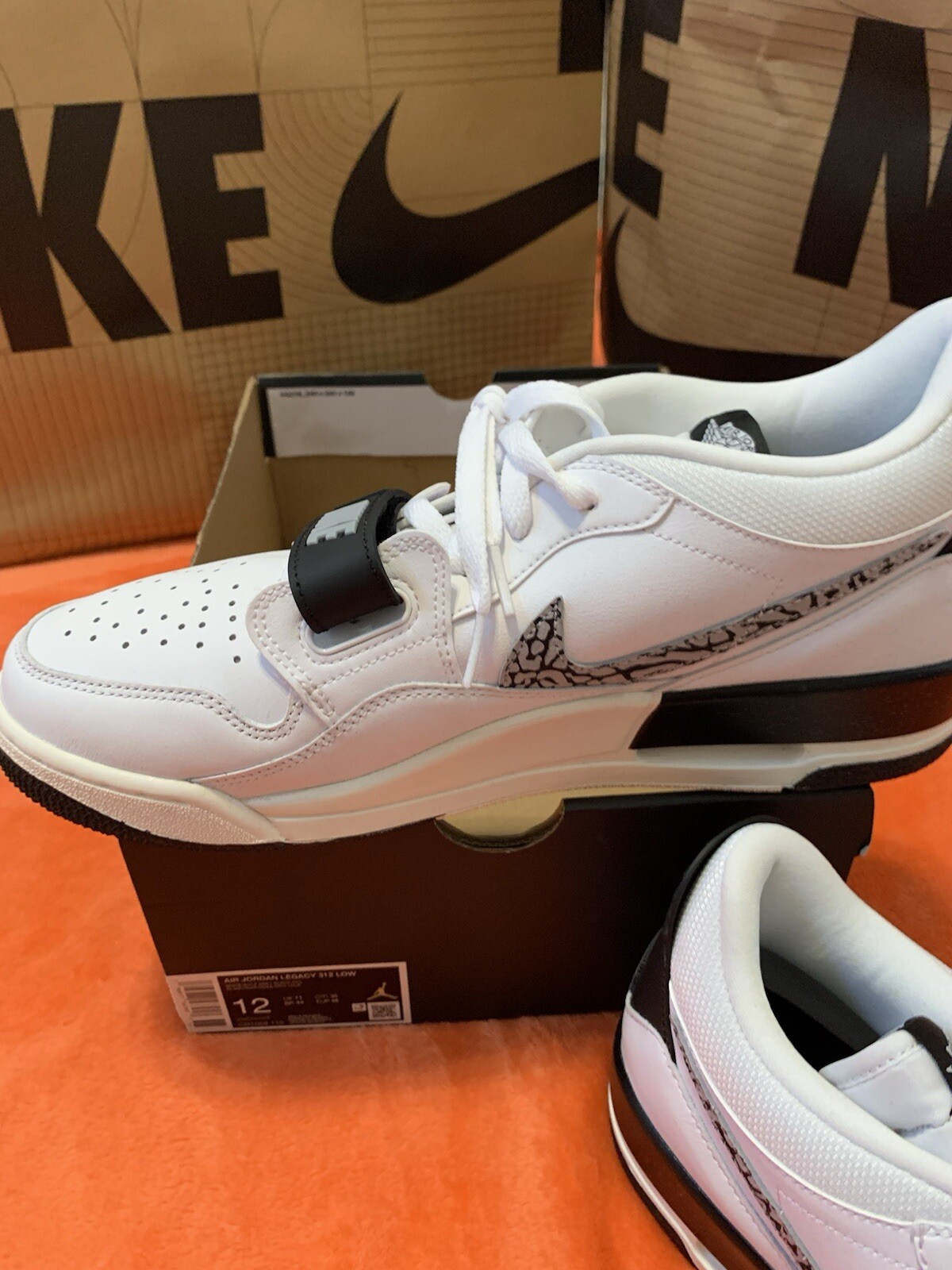 Nike Air Jordan Legacy 312 Low Men Fashion CD7069-110 Size 12 BOX HAS NO LID