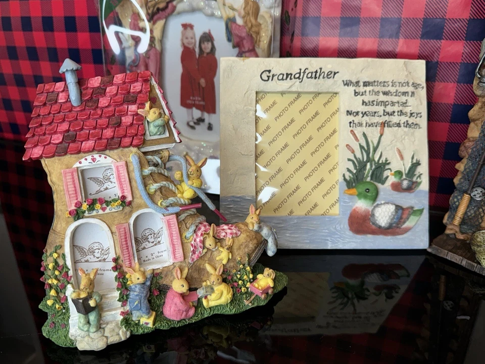 Juego de 5 marcos de fotos estilo piedra Foto 3 de 4