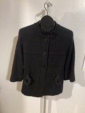 Jones New York Signature Four Big Button Knit Blazer S
