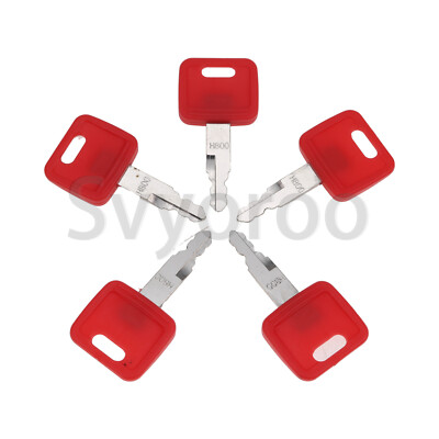 5X Ignition Keys AT147803 For John Deere 35C 35D 35G 35ZTS 370C 380GLC