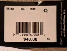 Bali Underwire One Smooth U Ultra Light Neckline Convertible Bra SIZE 36DD