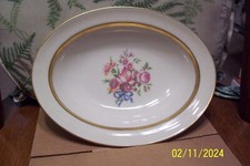 Theodore Haviland "Kenmore" Made in USA Oval Serving Bowl