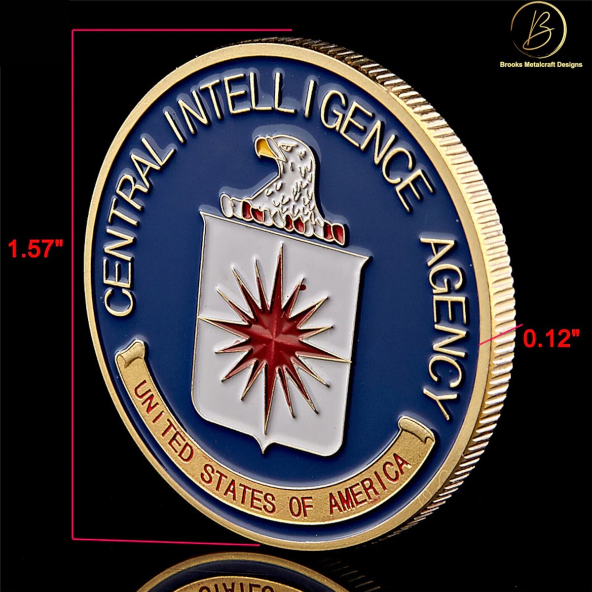 【実物】CIA　中央情報局　チャレンジコイン CIA 米国中央情報局 チャレンジコイン - Etsy 日本