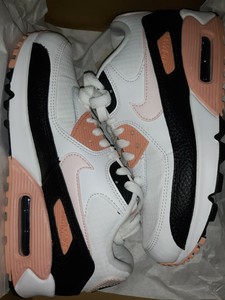 Chaussures NIKE - Nike Air Max 90 CZ0371 100 White/Pink Foam/Total Orange -  Sneakers - Chaussures basses - Femme | chaussures.fr