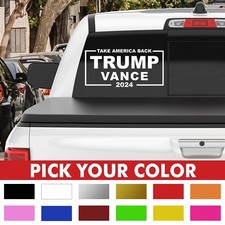 Trump 2024 MAGA Take America Back Republican Decal Political Vinyl Sticker