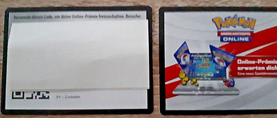 70 Pokemon Online Code Karten XY Evolution