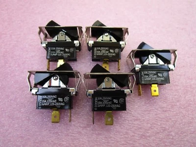 CARLING TECHNOLOGIES (5 NEW) Carlingswitch TILA51-1S-BL-FN SPDT Rocker Switch ON-OFF 10A @ 250VAC