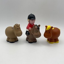 ELC Happyland Animals Horse & Jockey Figure Set Combi P&P #1 Multi Buy