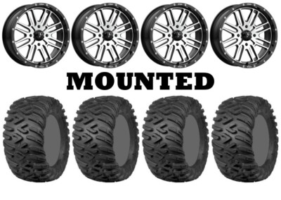 Kit 4 ITP TerraCross R/T XD 26x10-14/26x11-14 on MSA M38 Brute Machined FXT