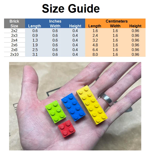 100x NEW LEGO 2x4 Green Bricks Piece # 3001 - BULK large bricks - Image 4 of 4