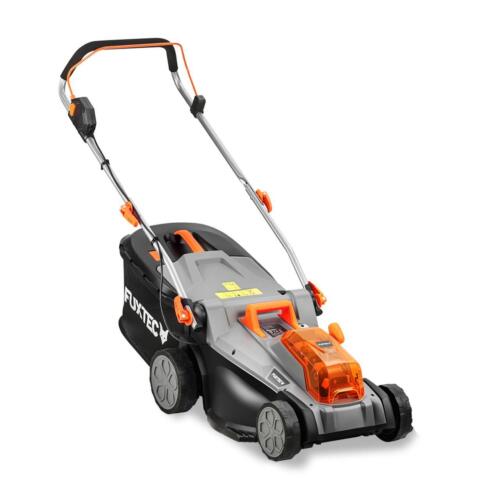 Tagliaerba elettrico a batteria FUXTEC E2RM37 larghezza taglio 37cm SET Batt+car - Foto 6 di 9