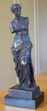 Venus von Milo - Bronze auf Marmorsockel - mit Plinthe 24 cm hoch