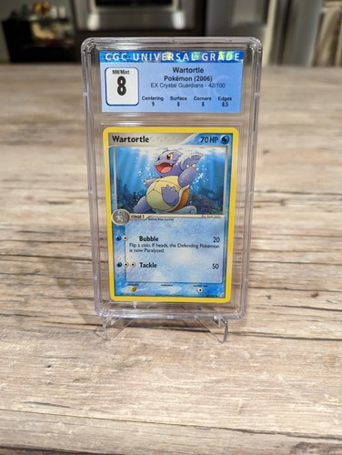 Wartortle graded CGC 8 for sale on eBay
