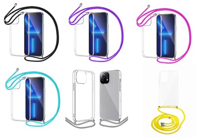 Hülle mit Band für Samsung A17 A57 S26 S26 Plus S26 Ultra Handykette Case
