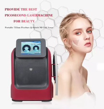 Q Switched ND Yag Laser Tattoo Removal Machine Eyebrow Pigment Removal Freckle