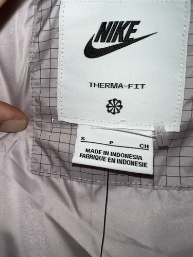 Nike Sportswear Therma-FIT Long Puffer Vest Grey FB8794-019 Women's Size SMALL - Picture 5 of 18
