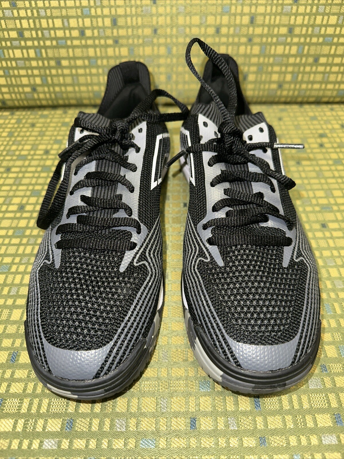 Lotto Tacto 250 ID Scarpe da Calcio indoor Uomo Taglia 7 5 Uomo Nero Vedi Desc