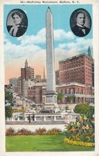 Buffalo NY, New York - Ida and Pres. William McKinley - McKinley Monument - WB