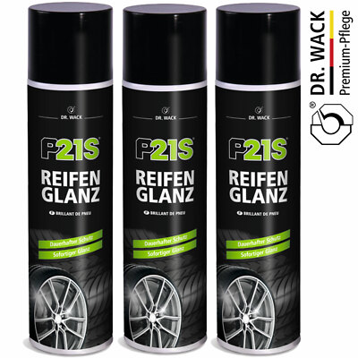 3x Dr. Wack P21S Reifenglanz Reifen Glanz Wetlook Autopflege 400ml