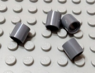 New LEGO Lot of 4 Dark Bluish Gray 1L Technic Mindstorms Pin Connector Pieces