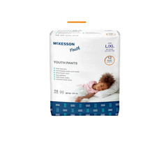28pc McKesson Youth Youth Absorbent Underwear Large / X-Large 60 to 125 lbs.