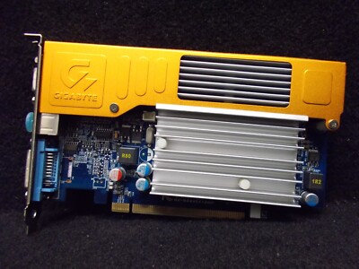 NVIDIA GeForce 8400 GS GPU, GIGABITE GV-NX84S512HP, 512MB GDDR2. #K-329-03