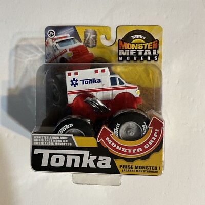 Tonka Monster Ambulance Truck. Metal Movers 3 1/2''. NEW.