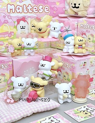 Funism Maltese Romantic cherry blossoms Series Confirmed Blind Box