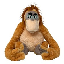 DISNEY STORE King Louie Jungle Book 13" Plush Orangutan Ape Authentic EUC