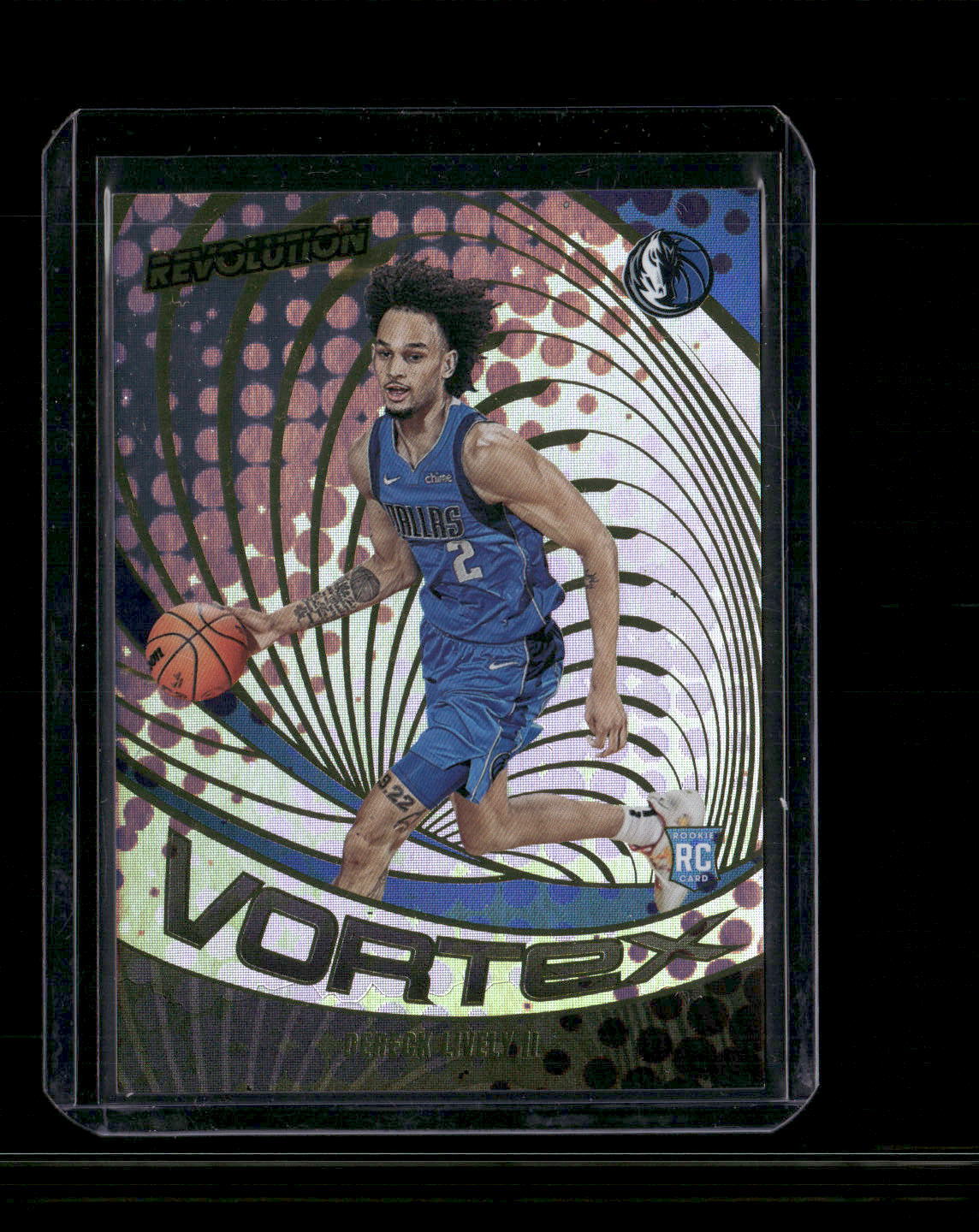 2023-24 Panini Revolution Vortex #18 Dereck Lively II Dallas Mavericks RC